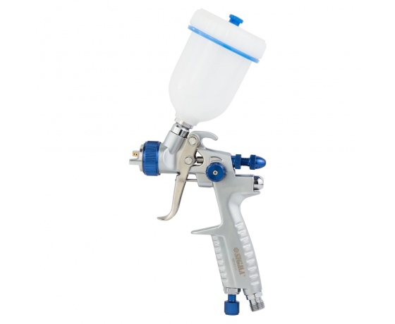 Фото 2 - Краскораспылитель LVMP Ø0.8мм 60-170л/мин 1.5-2бар (для левой руки) в/б 100мл (пласт) REFINE (6814111)
