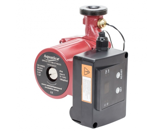 Фото 3 - Насос циркуляционный с термодатчиком 100Вт Hmax 6м Qmax 75л/мин Ø1½