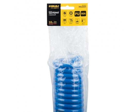 Фото 5 - Шланг спиральный полиуретановый (PU) 10м 8×12мм SIGMA (7012221)