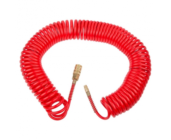 Фото 2 - Шланг спиральный полиуретановый (PU) армированный 15м 5.5×8мм REFINE (7013431)