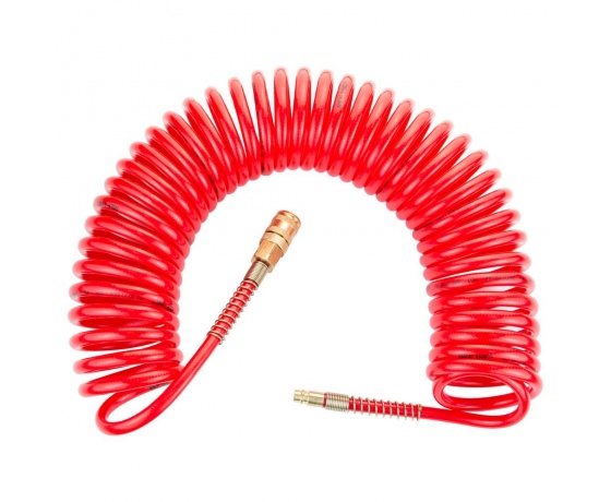 Фото 2 - Шланг спиральный полиуретановый (PU) армированный 10м 6.5×10мм REFINE (7013471)