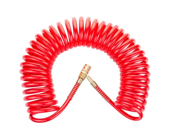 Фото 2 - Шланг спиральный полиуретановый (PU) армированный 10м 8×12мм REFINE (7013521)