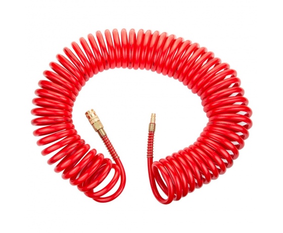 Фото 2 - Шланг спиральный полиуретановый (PU) армированный 15м 8×12мм REFINE (7013531)