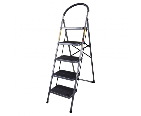 Фото 2 - Стремянка стальная 5 ступенчатая FLORA (5035344)