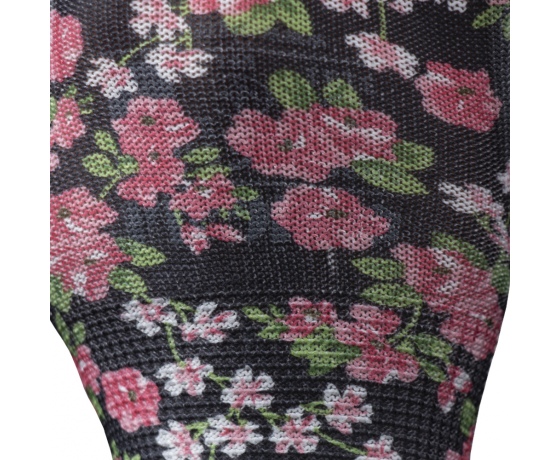 Фото 5 - Перчатки трикотажные с частичным ПУ покрытием р7 (черные манжет) SIGMA (9446481)