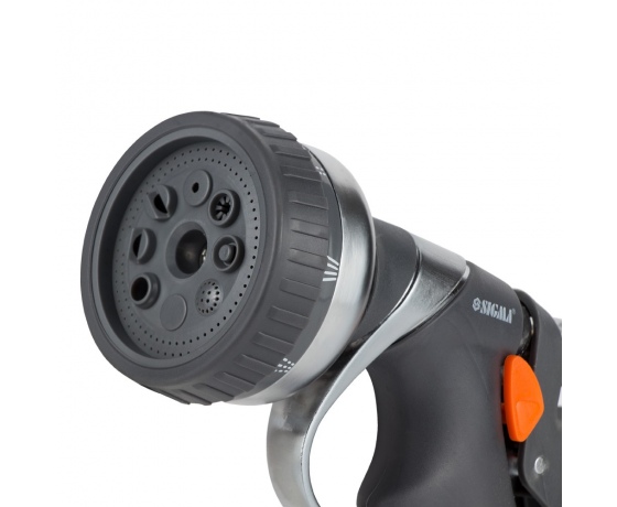 Фото 5 - Пистолет распылитель 8-ми режимный (AL+TPR) FLORA (5011314)