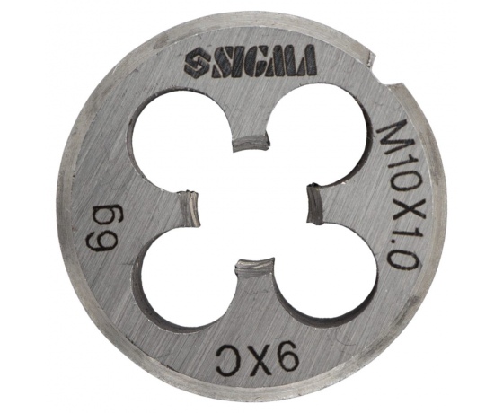 Фото 2 - Плашка М10×1.0мм SIGMA (1604261)