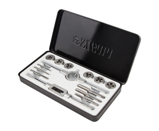 Фото 3 - Набор плашек и метчиков 14 предметов (металлический кейс) SIGMA (1643071)