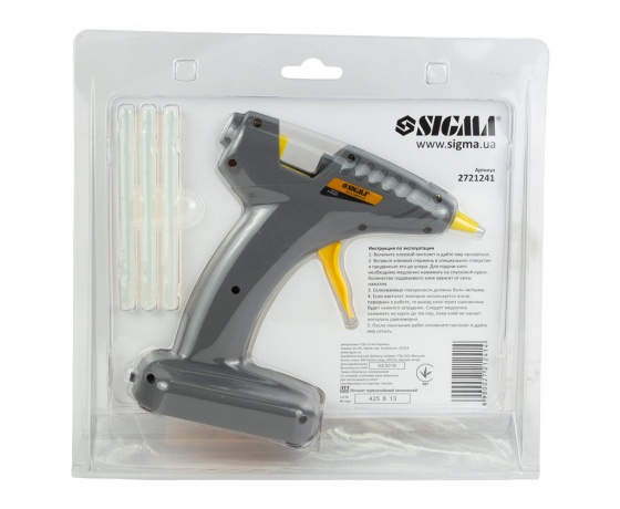 Фото 8 - Пистолет термоклеевой автономный Ø8мм 8Вт/6В SIGMA (2721241)