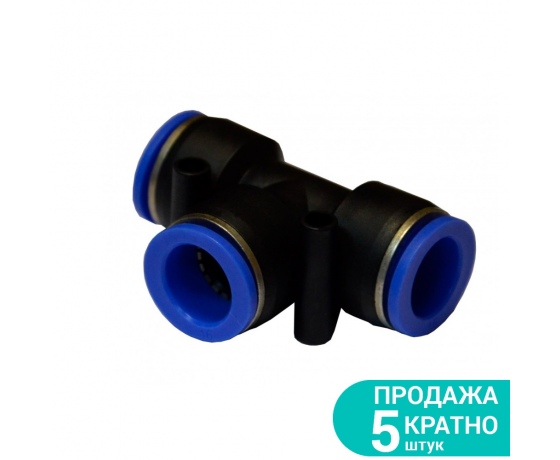 Фото 2 - Соединение цанговое (T-образное) Ø10×8мм SIGMA (7026341)