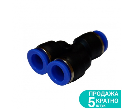 Фото 2 - Соединение цанговое (Y-образное) Ø12×10мм SIGMA (7026571)