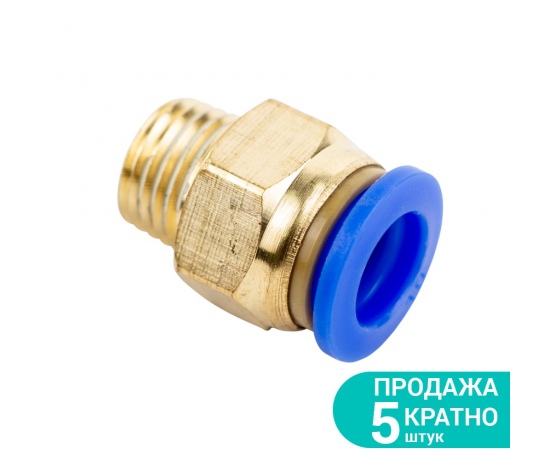 Фото 2 - Штуцер цанговый (прямой) Ø10мм МТ 1/4