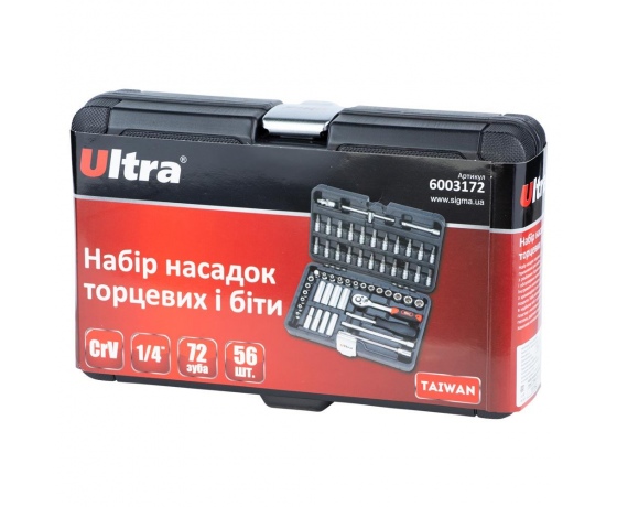 Фото 7 - Набор насадок торцевых и биты 1/4