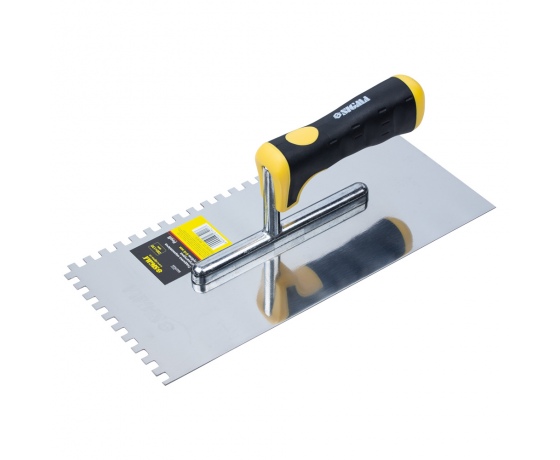 Фото 2 - Гладилка нержавеющая штукатурная c зубом Profi 280мм×130мм 6×6мм SIGMA (8327521)