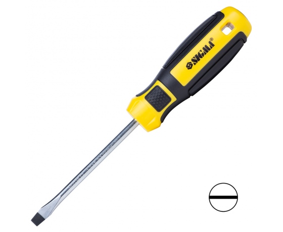 Фото 2 - Отвертка шлицевая SL 6.0×100мм CrV Mega SIGMA (4009251)