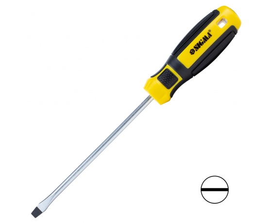 Фото 2 - Отвертка шлицевая SL 6.0×150мм CrV Mega SIGMA (4009271)