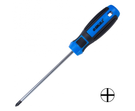 Фото 2 - Отвертка крестовая PH 1×125мм CrV Mega SIGMA (4009381)