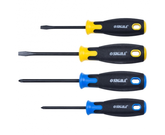 Фото 2 - Набор отверток вороненых 4шт CrV SIGMA (4007651)
