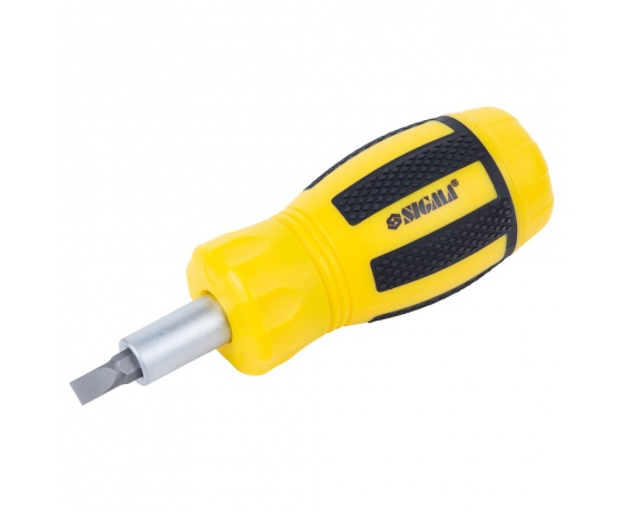 Фото 4 - Отвертка с реверсом MINI + биты 6шт CrV SIGMA (4001811)