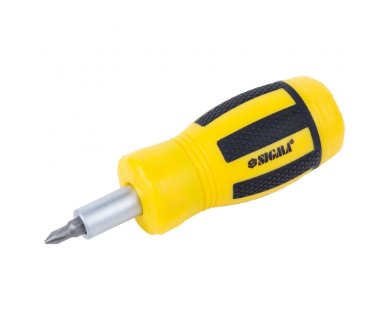 Фото 5 - Отвертка с реверсом MINI + биты 6шт CrV SIGMA (4001811)
