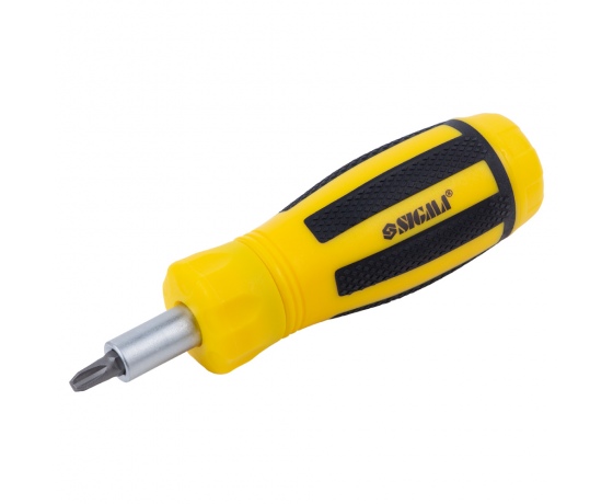 Фото 4 - Отвертка с реверсом + биты 12шт CrV SIGMA (4001831)