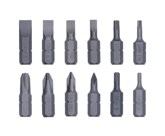 Фото 6 - Отвертка с реверсом + биты 12шт CrV SIGMA (4001831)