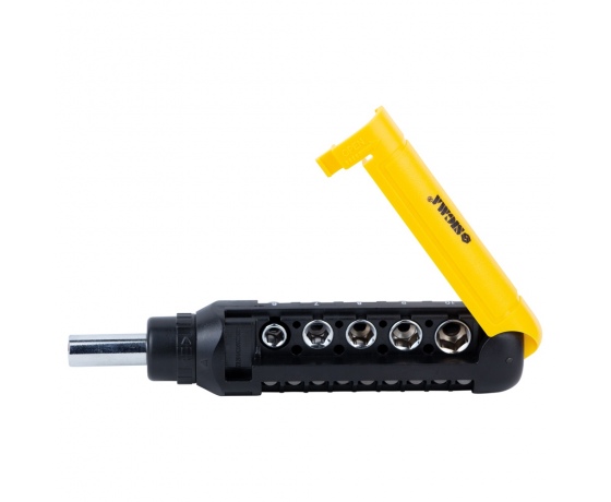 Фото 2 - Отвертка с реверсом + насадки торцевые и биты 1/4