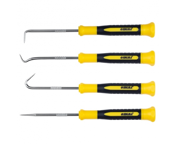 Фото 2 - Набор крючков для слесарных работ 4шт SIGMA (4003411)