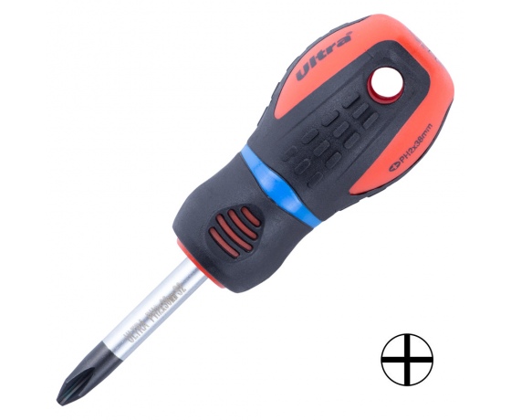 Фото 2 - Отвертка крестовая PH 2×38мм S2 Profi ULTRA (4000402)