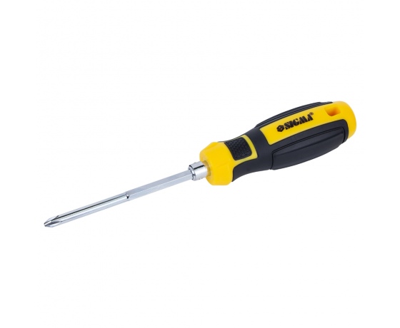 Фото 4 - Отвертка с двухсторонними битами 6в1 + адаптер CrV Mega SIGMA (4009711)