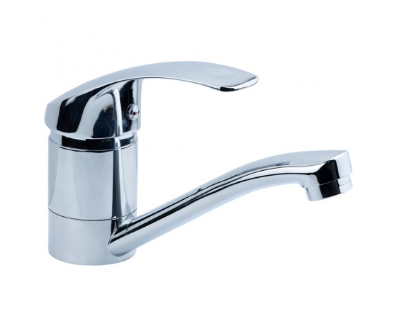 Фото 2 - Смеситель SL Ø40 для кухни гусак прямой 150мм на гайке TAU (SL-1B143C)