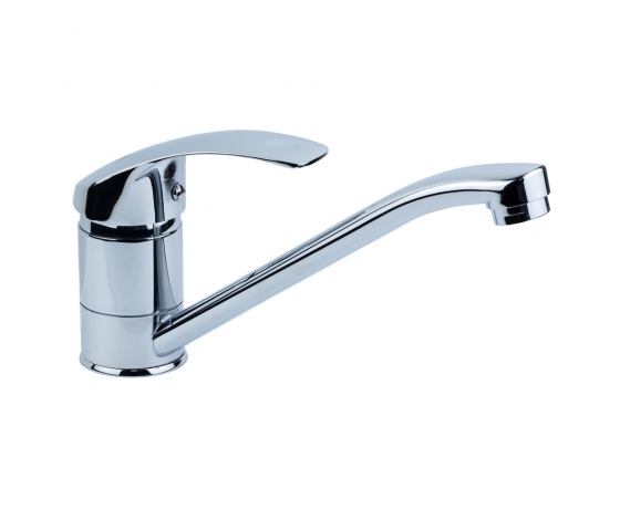 Фото 2 - Смеситель SL Ø40 для кухни гусак прямой 250мм на шпильке TAU (SL-2B243C)