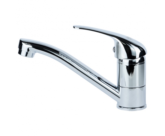 Фото 4 - Смеситель TN Ø35 для кухни гусак прямой 150мм на шпильке TAU (TN-2B142C)