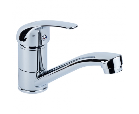 Фото 2 - Смеситель TN Ø35 для кухни гусак прямой 150мм на шпильке TAU (TN-2B142C)