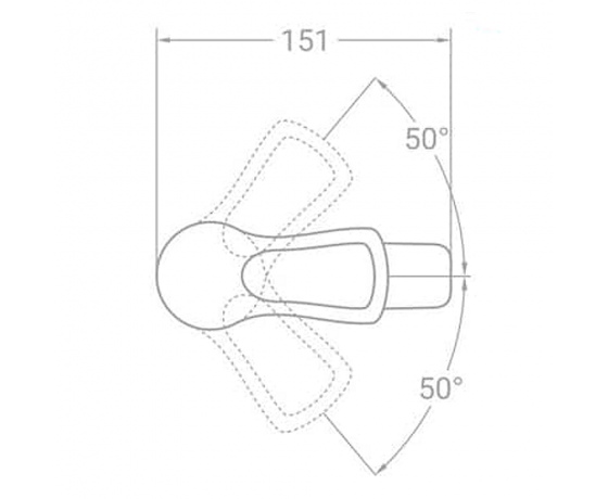 Фото 6 - Смеситель SM Ø40 для раковины на шпильке TAU (SM-2A144C)