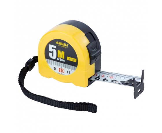 Фото 2 - Рулетка Color 5м×25мм SIGMA (3811231)