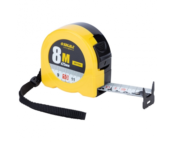 Фото 2 - Рулетка Color 8м×25мм SIGMA (3811241)