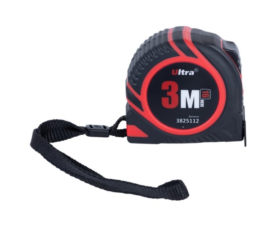Фото 4 - Рулетка обрезиненная с нейлоновым покрытием полотна 3м×16мм ULTRA (3825112)