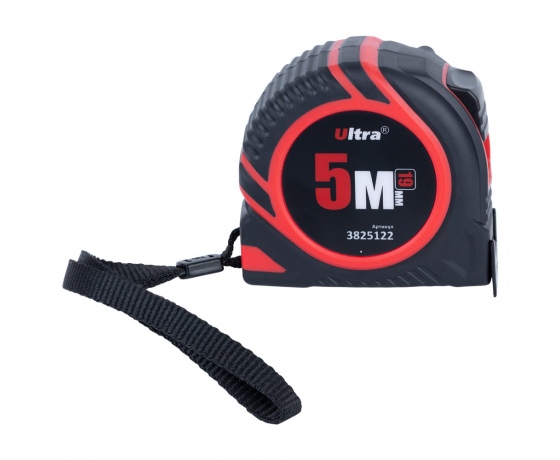 Фото 4 - Рулетка обрезиненная с нейлоновым покрытием полотна 5м×19мм ULTRA (3825122)