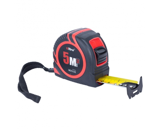 Фото 2 - Рулетка обрезиненная с нейлоновым покрытием полотна 5м×25мм ULTRA (3825132)