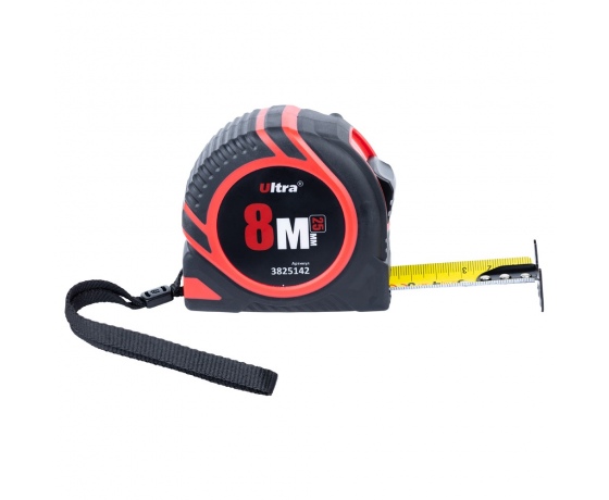 Фото 3 - Рулетка обрезиненная с нейлоновым покрытием полотна 8м×25мм ULTRA (3825142)