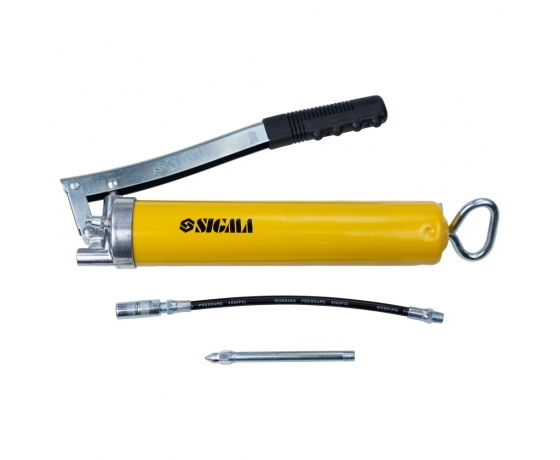 Фото 2 - Шприц-масленка рычажно-плунжерный 500мл с гибким шлангом SIGMA (6300361)