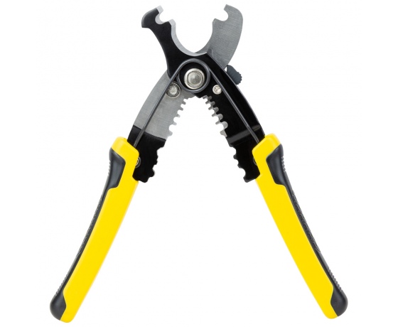 Фото 5 - Съёмник изоляции многофункциональный + кабелерез + обжимка 200мм SIGMA (4371451)