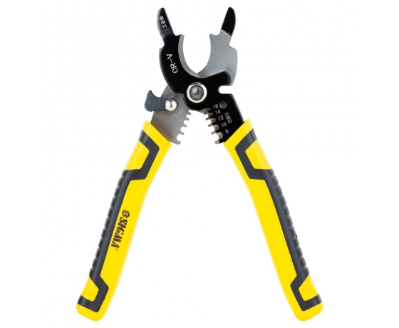 Фото 4 - Съёмник изоляции многофункциональный + кабелерез + плоскогубцы 195мм SIGMA (4371461)