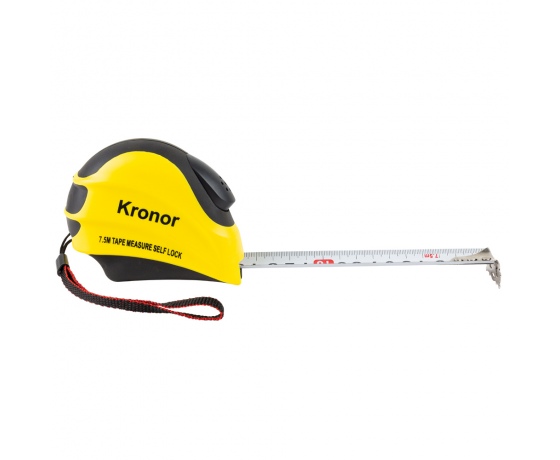 Фото 3 - Рулетка магнитная обрезиненная с автостопом 7.5м×25мм KRONOR (3824021)