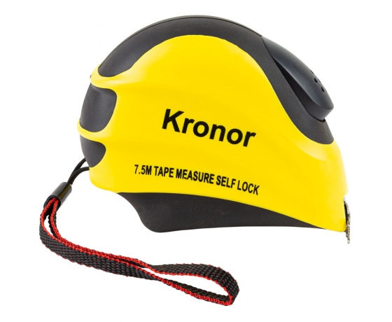 Фото 8 - Рулетка магнитная обрезиненная с автостопом 7.5м×25мм KRONOR (3824021)