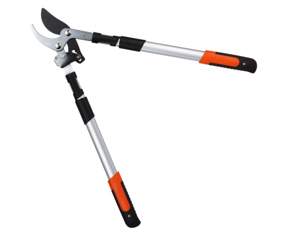 Фото 5 - Сучкорез плоскостной телескопический храповый алюминиевые рукоятки 700-874мм FLORA (5022374)