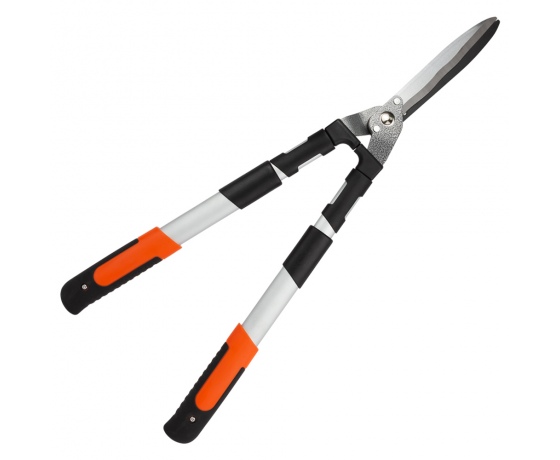 Фото 3 - Ножницы для кустов телескопические алюминиевые рукоятки 711-833мм FLORA (5024414)