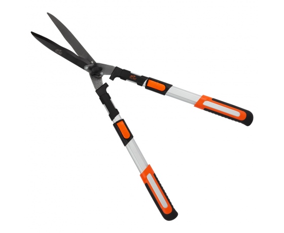 Фото 4 - Ножницы для кустов телескопические алюминиевые рукоятки 711-833мм FLORA (5024414)