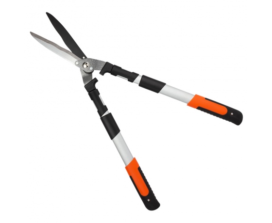 Фото 5 - Ножницы для кустов телескопические алюминиевые рукоятки 711-833мм FLORA (5024414)